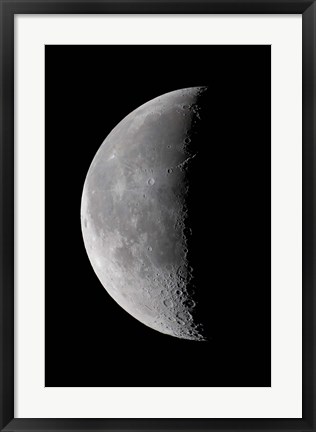 Framed 23 day old waning moon Print