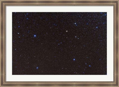 Framed Pegasus constellation in the northern sky Print