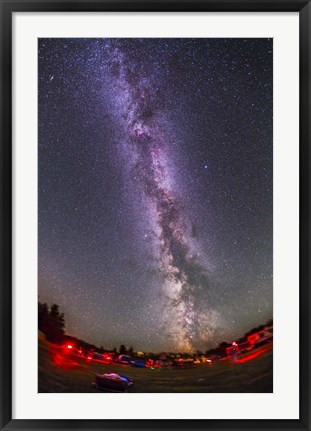 Framed northern summer Milky Way over the Saskatchewan Summer Star Party Print