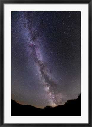 Framed summer Milky Way in southern Alberta, Canada Print