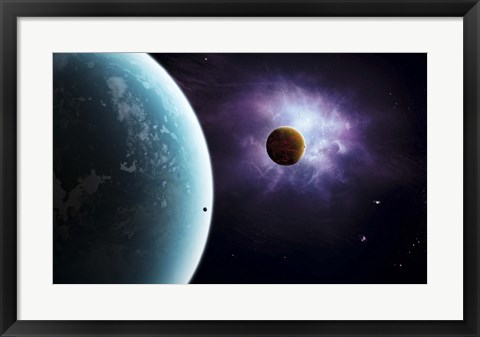 Framed Two planets born from the same star, yet they couldn&#39;t be more different Print