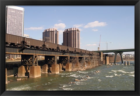 Framed River view Print