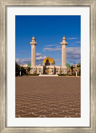 Framed Bourguiba Mausoleum, Sousse area, Monastir, Tunisia Print