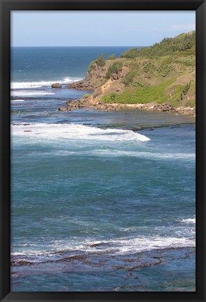 Framed Coastline, Fort Dauphin, Madagascar Print