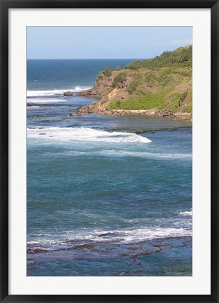 Framed Coastline, Fort Dauphin, Madagascar Print