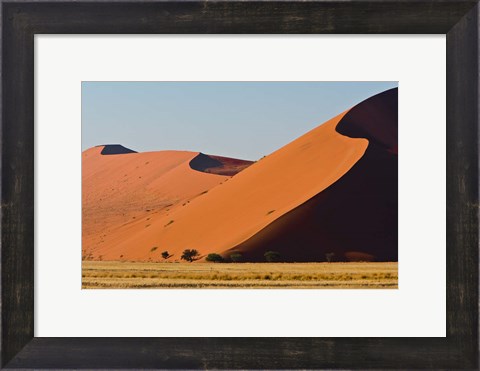 Framed Desert, Sossusvlei, Namib-Nauklift NP, Namibia Print