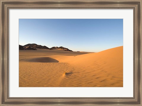 Framed Akakus, Sahara Desert, Fezzan, Libya Print