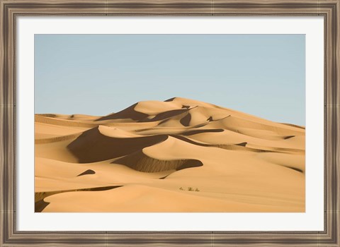 Framed Erg Awbari, Sahara desert, Fezzan, Libya Print