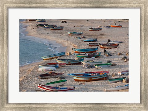 Framed Hammamet waterfront, Cap Bon, Tunisia Print