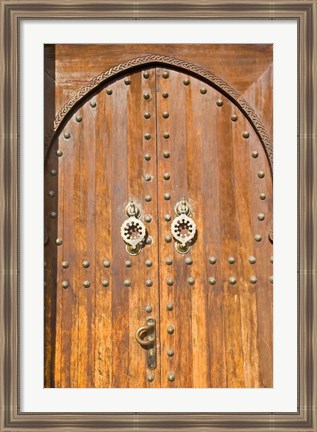 Framed Door in the Souk, Marrakech, Morocco, North Africa Print