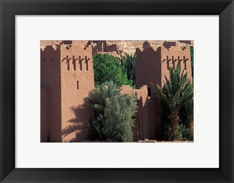 Framed 17th Century Kasbah Amerhidi, Morocco Print