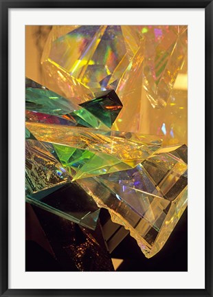 Framed Crystal Sculpture Detail Print