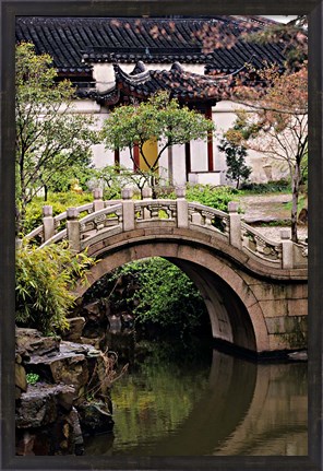 Framed China, Jiangsu, Suzhou, North Temple Pagoda, path Print