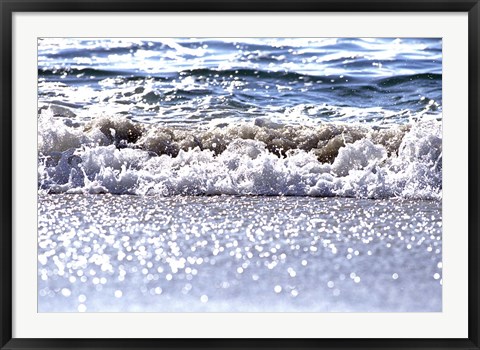 Framed Gently Lapping Surf Print