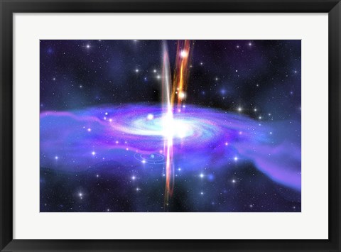 Framed stellar black hole caused by the collapse of a massive star Print