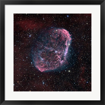 Framed Crescent Nebula Print