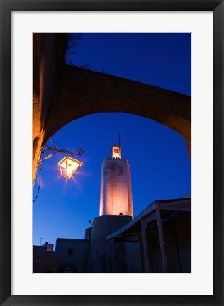 Framed MOROCCO, EL, JADIDA: Portuguese Fort, Grande Mosque Print