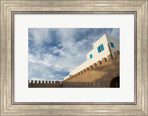 Framed MOROCCO, ESSAOUIRA, City Walls, Moorish Architecture Print