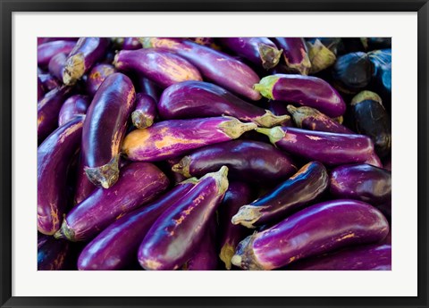 Framed Market in Victoria, Mahe Island, Seychelles Print