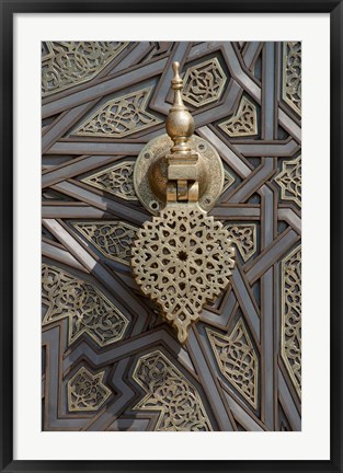 Framed Morocco Casablanca Palace, Moorish Architecture Print