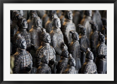 Framed Imperial terra cotta warriors in battle formation Print