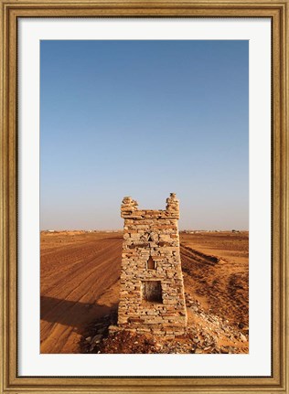 Framed Mauritania, Adrar, Chinguetti, Path Print