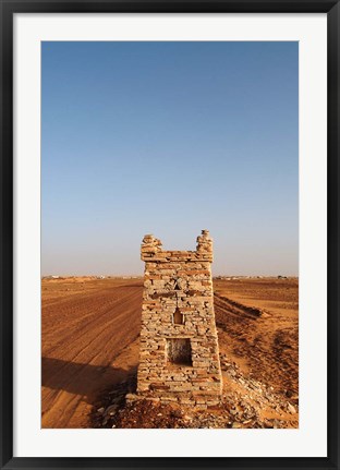 Framed Mauritania, Adrar, Chinguetti, Path Print