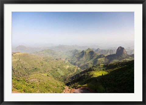 Framed Landscape, Gondar, Ethiopia Print