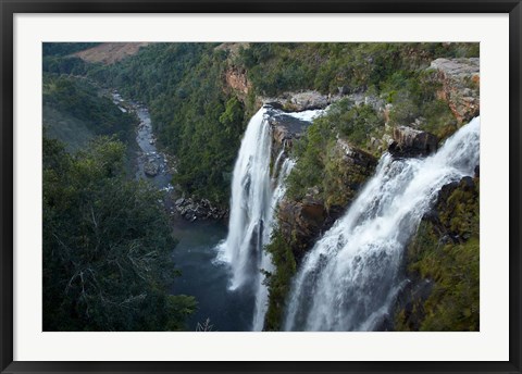 Framed Lisbon Falls near Graskop, Mpumalanga province, South Africa Print