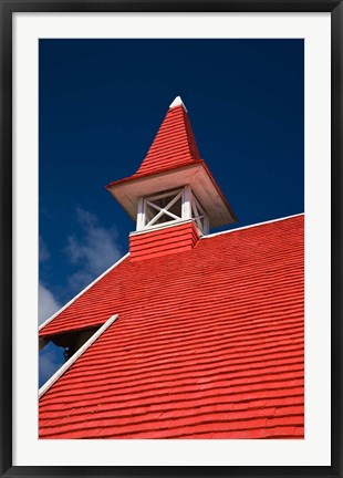 Framed Mauritius, North Mauritius, Cap Maleureux church Print