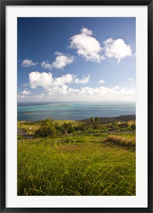 Framed Mauritius, Rodrigues, Pompee, Ile Hermitage Print