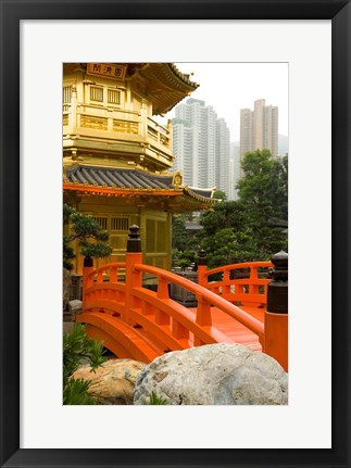 Framed Nan Lian Garden, Hong Kong, China Print