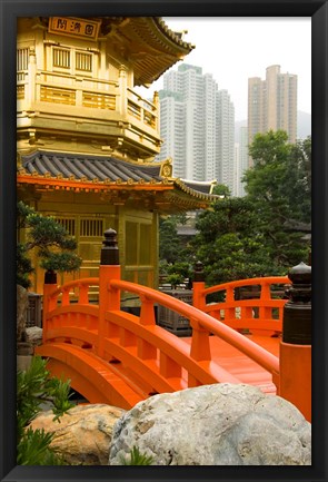 Framed Nan Lian Garden, Hong Kong, China Print