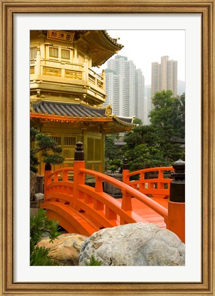 Framed Nan Lian Garden, Hong Kong, China Print