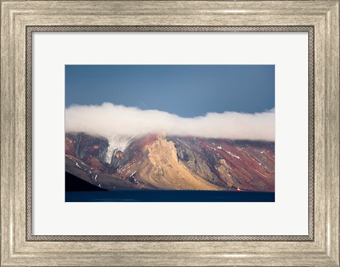 Framed Mountainous Deception Island, Antarctica Print