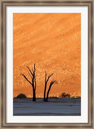 Framed Namibia, Namib-Naukluft, Sossusvlei Desert, Dead Vlei Print