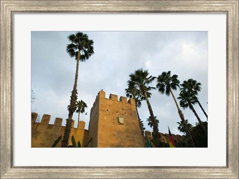 Framed MOROCCO, Souss, Hotel Palais Salam Palace, Ramparts Print