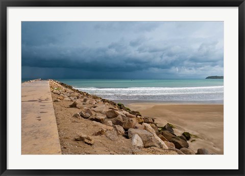 Framed Pier of Tangier, Tangier, Morocco Print