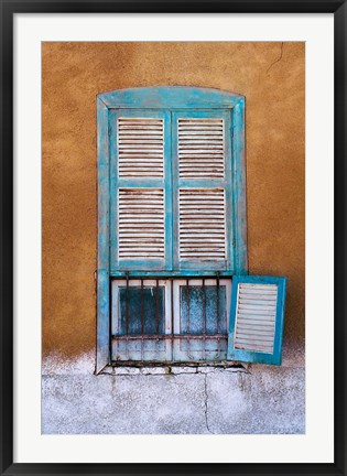 Framed Nubian Window in a Village Across the Nile from Luxor, Egypt Print