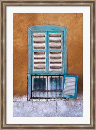 Framed Nubian Window in a Village Across the Nile from Luxor, Egypt Print