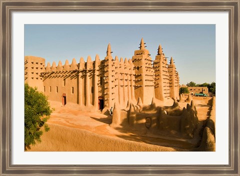 Framed Mosque, Mali, West Africa Print