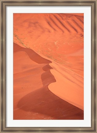 Framed Namibia, Sossusvlei. Namib-Naukluft Desert Print