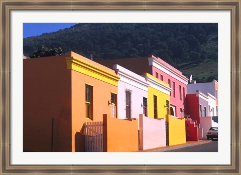 Framed Native Area on Wales Street, Cape Town, South Africa Print