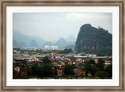 Framed Scenic landscape of Guilin, Guangxi, China Print