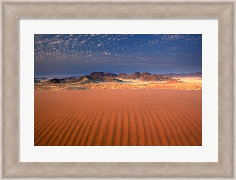 Framed Sand Patterns, Sossosvlei Dunes, Namibia Print