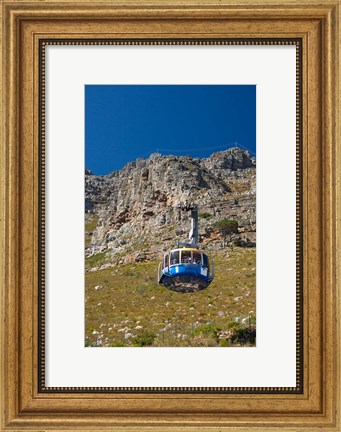 Framed Table Mountain Tram Print