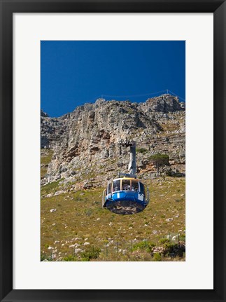 Framed Table Mountain Tram Print