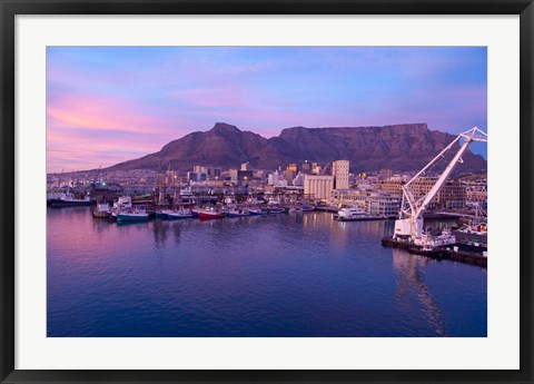 Framed South Africa, Cape Town, Victoria &amp; Alfred Port Print