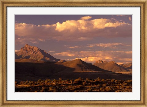 Framed South Africa, Nieu Bethesda, Naudeberg Pass Print