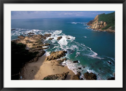 Framed South Africa, Garden Route, Knysna Lagoon Inlet Print